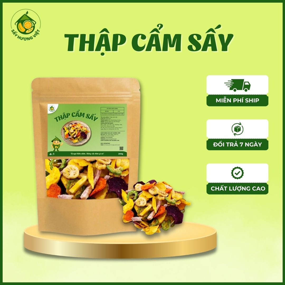 Thập cẩm sấy giòn – đa dạng hương vị